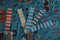 Blue Silk Sky Suzani Tapestry, Image 12