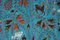 Blue Silk Sky Suzani Tapestry 9