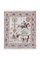 Vintage Suzani Wandteppich aus Seide mit Tiermuster 1