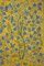 Yellow Silk Suzani Wall Hanging Decor, Uzbek 6