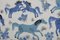 Silk Suzani Horse Embroidery Tablecloth Runner, Image 6