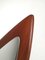 Mid-Century Teak Mirror from Stil Glass Donati, Italy, 1960s 6