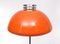 Lampadaire Space Ace avec Abat-Jour Orange, Italie, 1970s 2