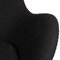 Black Christianhavn Fabric Egg Armchair by Arne Jacobsen for Fritz Hansen, Image 3