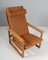 Oak 2254 Sled Chair Denmark attributed to Børge Mogensen for Fredericia, 1956, Image 4