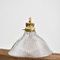 Antike Holophane Wandlampe aus Glas, 1920er 4