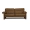 Olive Green & Brown Fabric DS 70 Three-Seater Sofa from De Sede 1