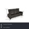 Stressless Gray Leather Three-Seater Sofa from Arion 2