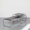 Laccio Tables attributed to Marcel Breuer, 1980s, Set of 2 1
