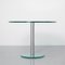 Round Glass Pedestal Table, 2000s 9