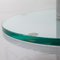 Round Glass Pedestal Table, 2000s 4