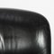 Vintage Black Leather Chair, 1970s, Image 9