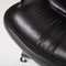 Vintage Black Leather Chair, 1970s 11