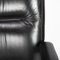 Vintage Black Leather Chair, 1970s, Image 8