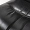 Vintage Black Leather Chair, 1970s, Image 7