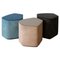 Leather Stools by Nestor Perkal, Set of 3 1