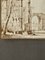 École d'Artiste Vénitienne, Paysage avec Ruines, 1700s, Dessin à l'Encre de Chine 7