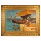 Orange Merchants on the Mediterranean Coast, 19th or Early 20th Century, Oil on Canvas, Framed 1