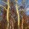 Leonid Vaichilia, Spring Sunshine in the Woods, Oil Painting, 1967 3