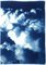 Tríptico multipanel con nubes serenas, 2021, cianotipo, Imagen 5