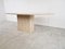 Vintage Oval Travertine Dining Table, 1970s 12