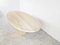 Vintage Oval Travertine Dining Table, 1970s 7