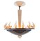 Vintage Murano Glass Flame Chandelier attributed to Barovier & Toso, 1950s, Image 10