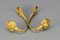 Rococo French Gilt Bronze Curtain Holders, 1920s, Set of 2 9