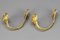 Rococo French Gilt Bronze Curtain Holders, 1920s, Set of 2 7