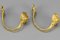 Rococo French Gilt Bronze Curtain Holders, 1920s, Set of 2 6