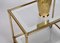 Brass & Glass Top Nesting Tables from Maison Jansen, 1970s, Set of 3 16