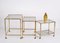 Brass & Glass Top Nesting Tables from Maison Jansen, 1970s, Set of 3, Image 11