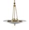 Mid-Century Italian Brass and Glass Pendant Light by Pietro Chiesa for Fontana Arte, 1940s 3