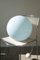 Lampada da soffitto vintage in vetro di Murano blu chiaro, anni '70, Immagine 9