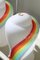 Vintage Murano Rainbow Swirl Tischlampe, 1970er 5