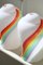 Vintage Murano Rainbow Swirl Tischlampe, 1970er 2