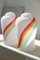 Lampe de Bureau Vintage Murano Rainbow Swirl, 1970s 3