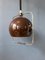 Mid-Century Space Age Brown Gepo Pendant Lamp, 1970s 7