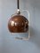 Mid-Century Space Age Brown Gepo Pendant Lamp, 1970s, Image 7