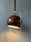 Mid-Century Space Age Brown Gepo Pendant Lamp, 1970s 2