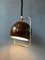 Mid-Century Space Age Brown Gepo Pendant Lamp, 1970s, Image 2