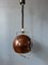 Mid-Century Space Age Brown Gepo Pendant Lamp, 1970s, Image 1