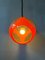 Mid-Century Space Age Orange Bug Eye Pendant Lamp by Luigi Colani, 1970s, Image 2