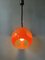 Mid-Century Space Age Orange Bug Eye Pendant Lamp by Luigi Colani, 1970s, Image 3