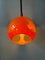 Mid-Century Space Age Orange Bug Eye Pendant Lamp by Luigi Colani, 1970s 6