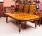 20th Century Marquetry Burr Walnut Extending Dining Table & Chairs, 1980s, Set of 19, Image 9