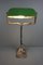 Art Deco Gray Enamel Desk Lamp 2