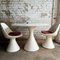 Arkana White Tulip Chairs, 1960s 11