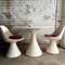 Arkana White Tulip Chairs, 1960s 10