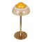 Lampe de Bureau Fried Egg en Laiton Patiné par Fog et Mørup Kongelys pour Fog & Mørup 2